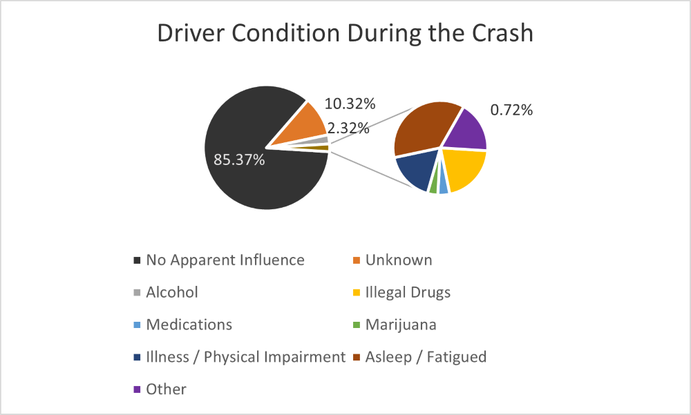 Driver Condition During the Crash